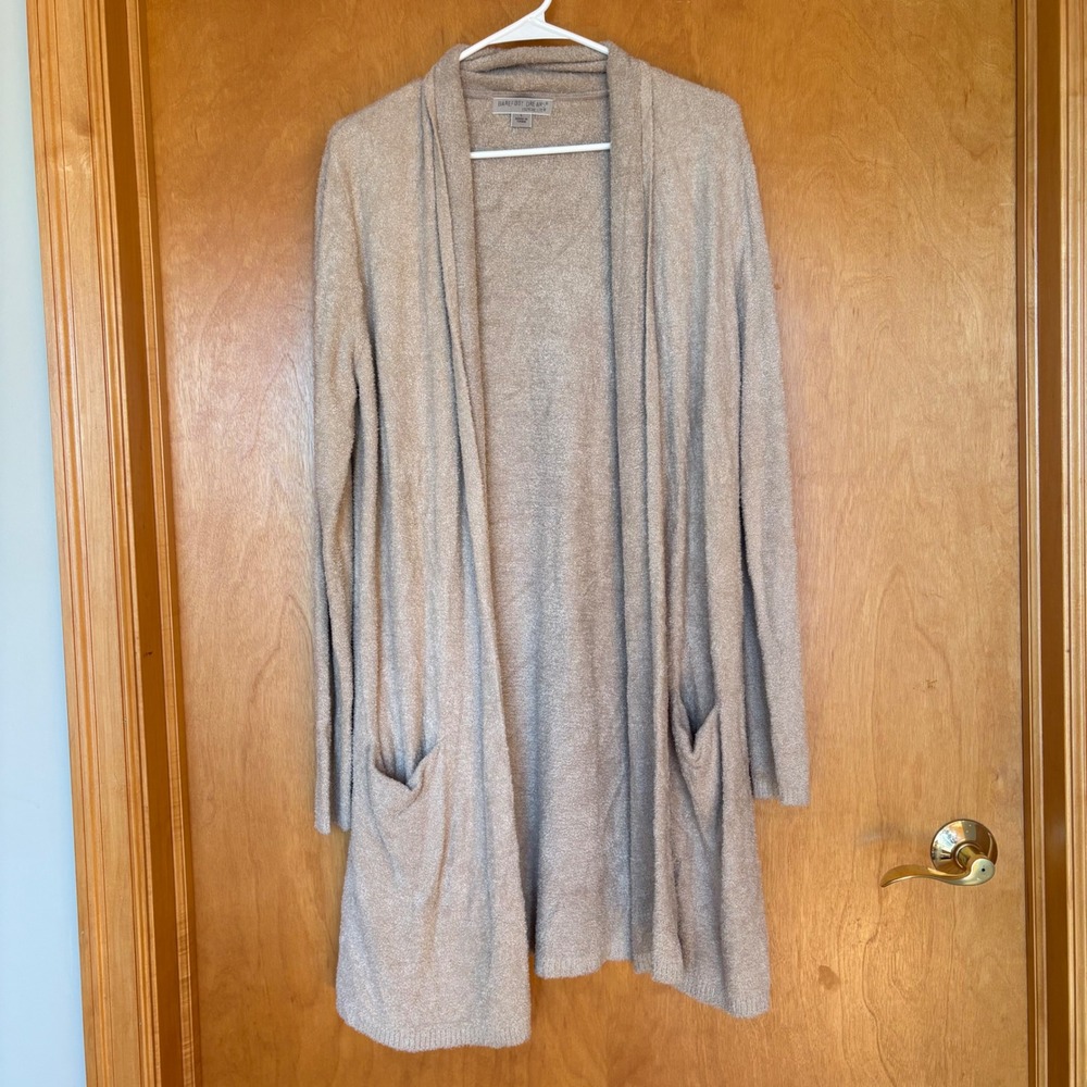 Barefoot Dreams‎ CozyChic Lite Style 428 Cardigan Oatmeal Size L